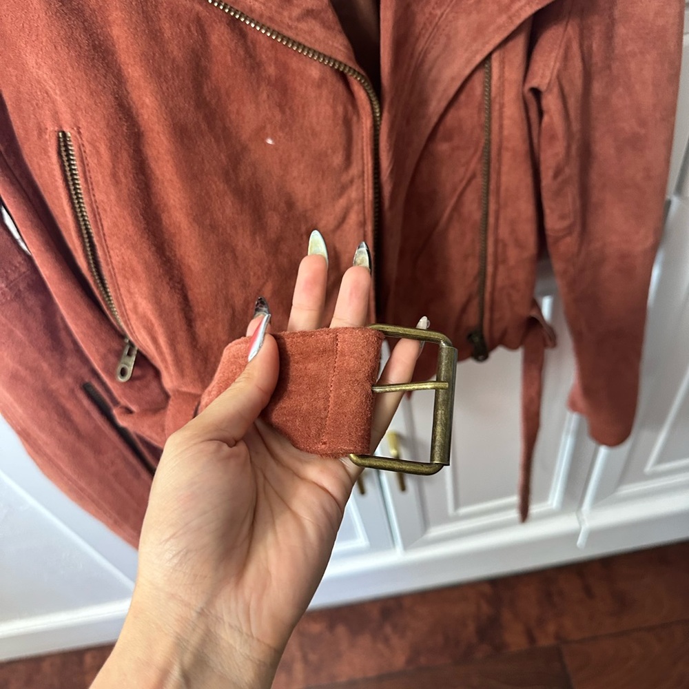 Rust Suede Jacket - Picture 2 of 2